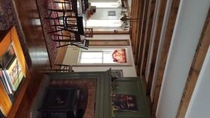 View of Dining room from living room.