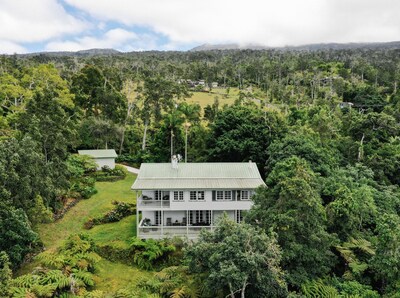 Our beautiful plantation home on the slopes of Hualalai.