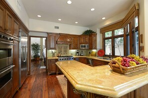 Kitchen with Viking appliances