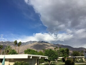the morning view. 