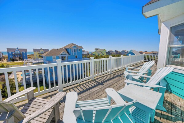 Surf or Sound Realty - 710 - Shore Beats Workin - Deck -2