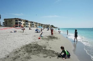 Our corner location provides the best view of the beach and Siesta Key