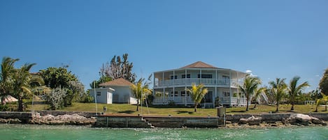 View of Octagon from creek