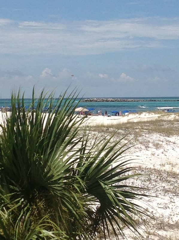 Gorgeous view from our balcony!