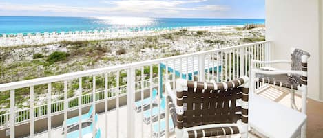 Balcony View - 
Gulf Dunes 206 Fort Walton Beach Florida Okaloosa Island Destin