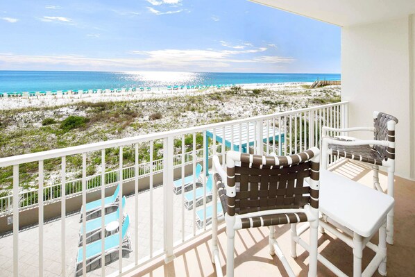 Balcony View - 
Gulf Dunes 206 Fort Walton Beach Florida Okaloosa Island Destin
