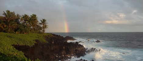 Morning View from Kahakai Park.  A 10 minute walk here from the house.