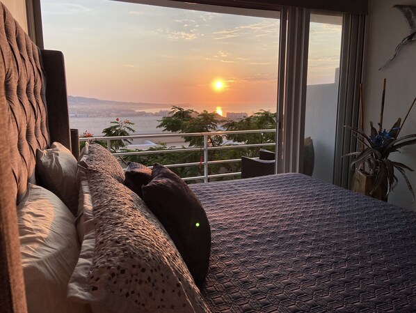 Sunrises are incredible from the master bedroom