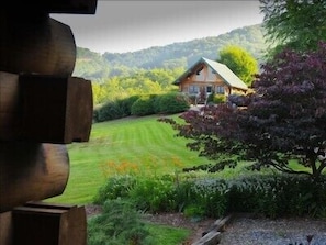 View of TK from our larger cabin Country Haven