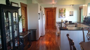 dining and kitchen