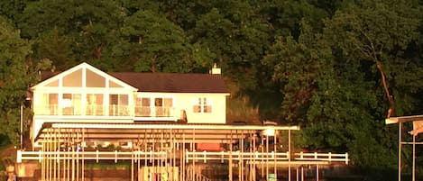 View of the house from the water.