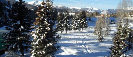 View of the Southern Gore Range from the deck