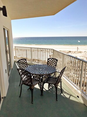 Enjoy sitting on your balcony, watch the waves or the sunset!