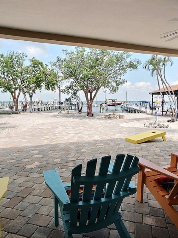 Clubhouse overlooking the Bay