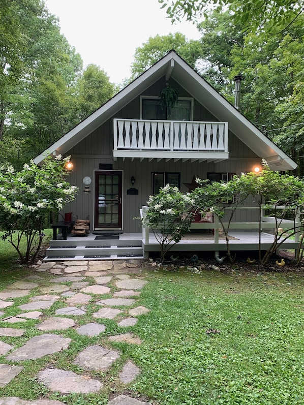 Our chalet style home is located in the heart of the Berkshires!