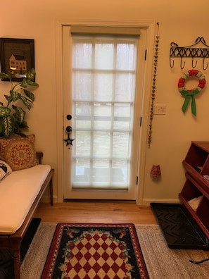 The main entrance to the house.