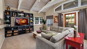 Open floor plan living room