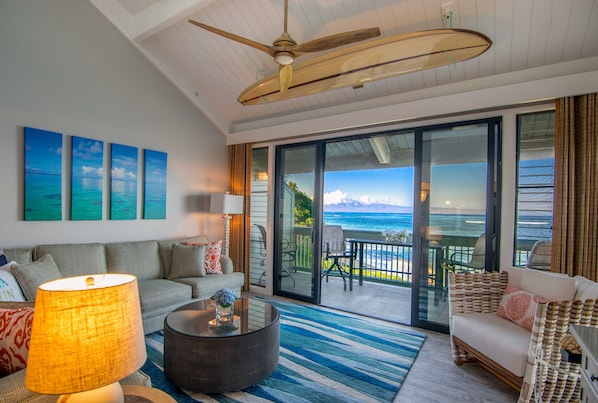 Beachfront, contemporary condominium is all new!