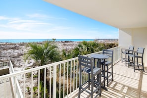 Balcony - 
Gulf Dunes Resort Unit 108 Okaloosa Island Fort Walton Beach FL