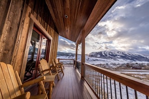 Enjoy the view from the amazing wrap around deck!