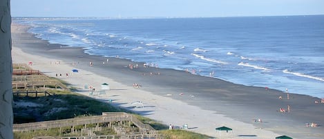 East View of Ocean Isle Beach from Living Room Balcony