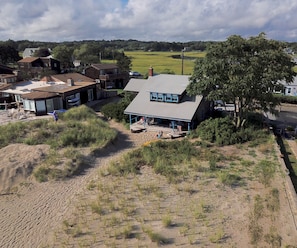 Immense private lot with dunes and vegetation for privacy