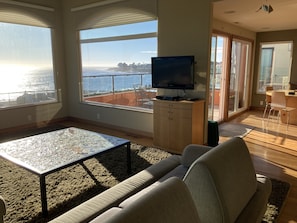 Living Room with view of Dining Room.