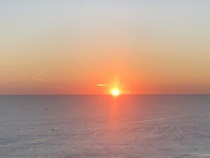 Worth getting up early.  Unedited photo from private balcony!