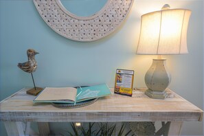 Super cute beachy décor throughout!