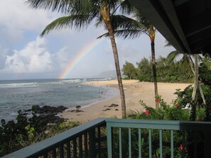 Rainbow view from Lanai!