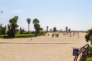 Beach & volleyball courts directly in front house