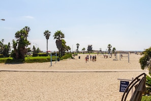 Beach & volleyball courts directly in front house