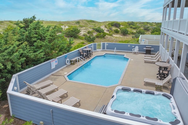 Surf or Sound Realty - 652 - Castlemere - Pool Area -1