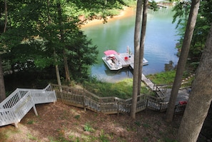 Lake view from the deck