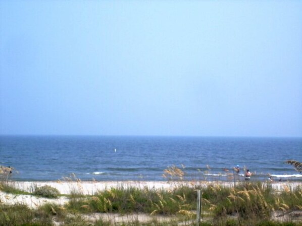 Actual view from the private balcony of Unit 102