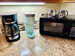 Offering both drip and Keurig coffee makers