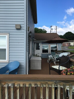 Side deck - view from backyard
