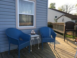 Back deck.
