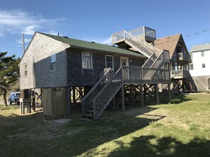 South & East side of house