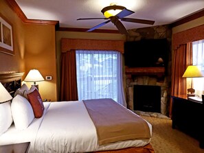 Master Bedroom view of fireplace