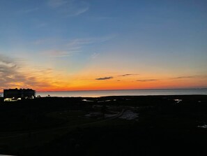 Sunset from the large back patio.