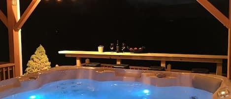 Hot tub view 2