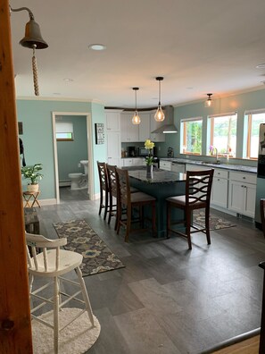 High end kitchen with powder room/laundry room (remodeled 2021)