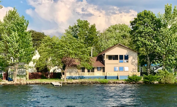 View of the property from the water