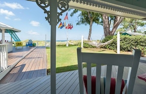 From the beach side porch 
