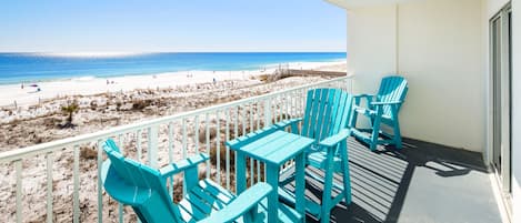 Balcony - 
Gulf Dunes 309 Fort Walton Beach Okaloosa Island Vacation Rentals