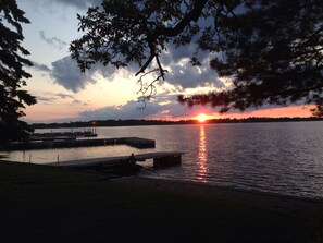 June 2016. The sun sets right in front of the house from May through August.