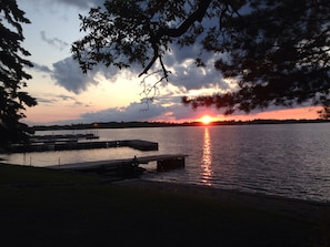 June 2016. The sun sets right in front of the house from May through August.