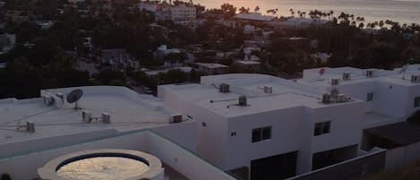 Sunset view from our balcony