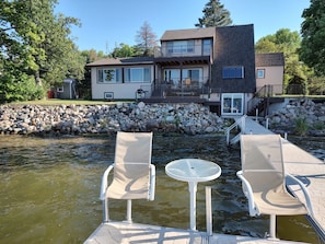 back view from the dock
